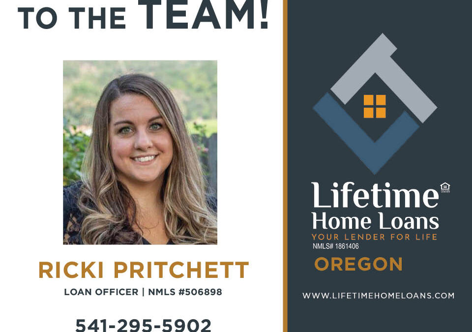 Welcome Ricki Pritchett!
