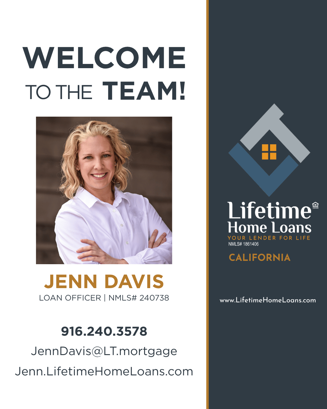 Welcome Jenn Davis