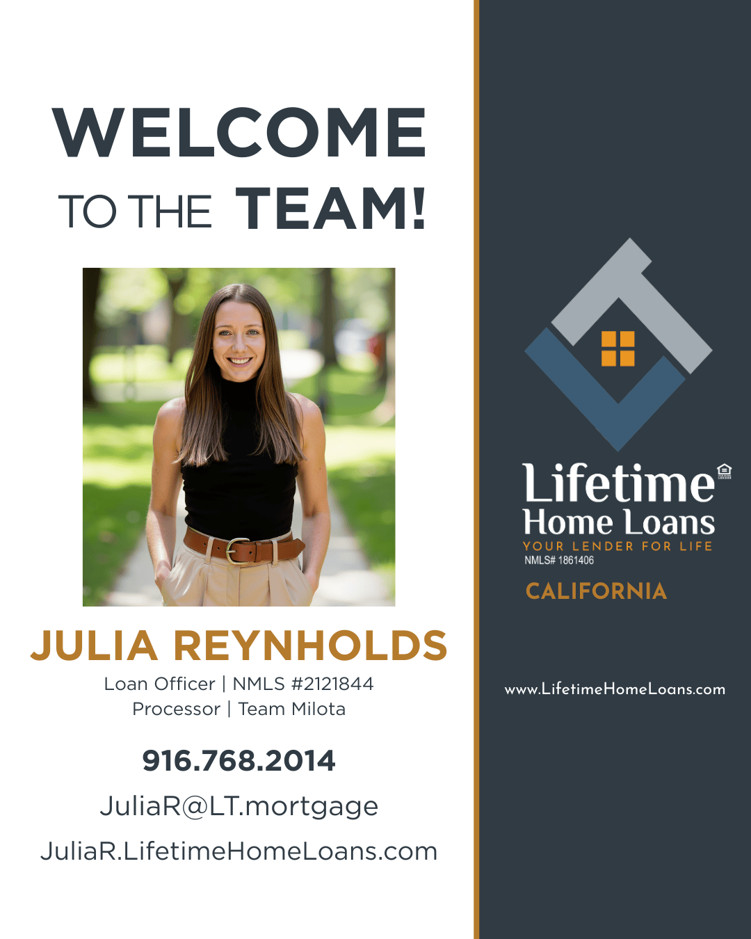 Welcome Julia Reynholds