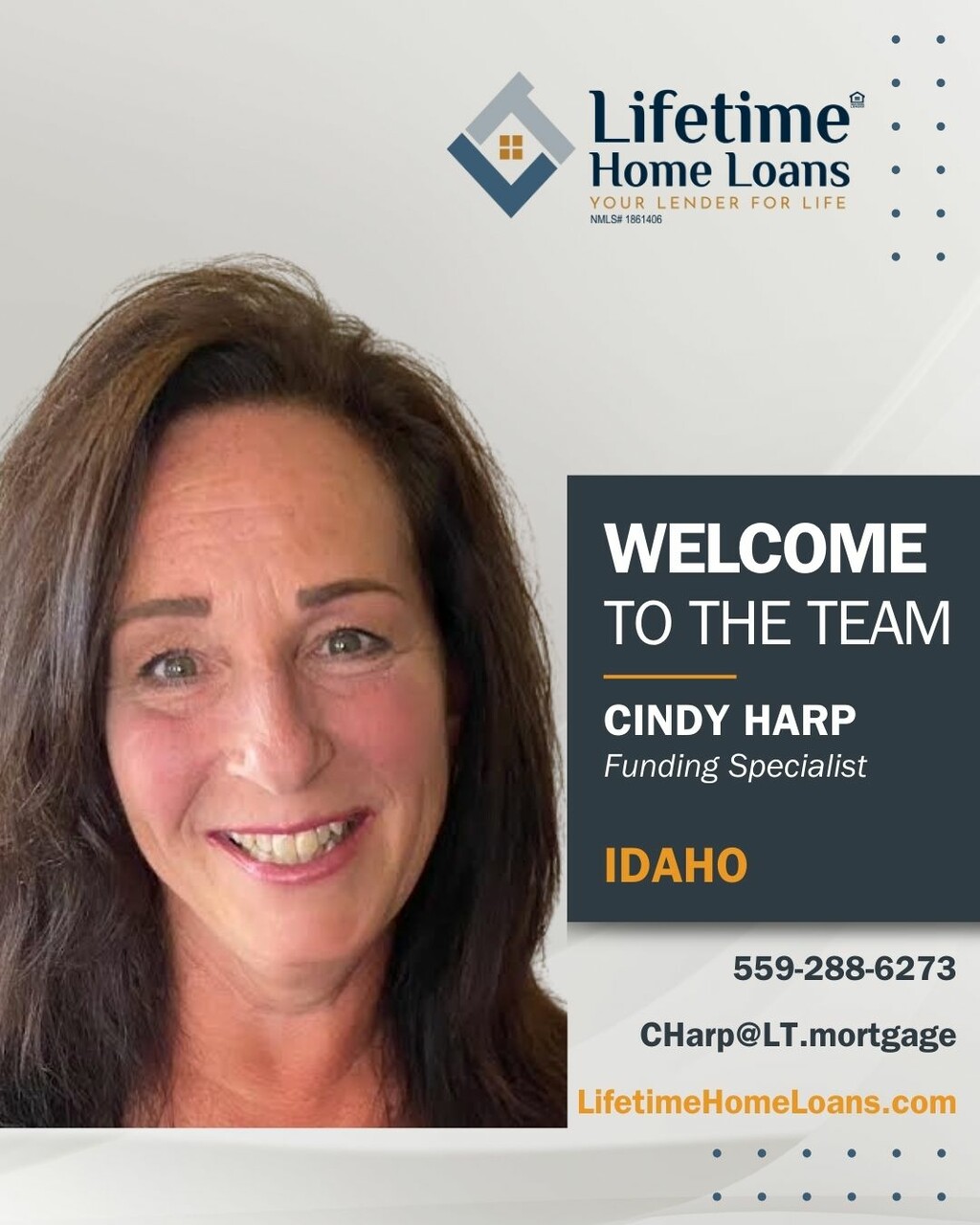Welcome Cindy Harp