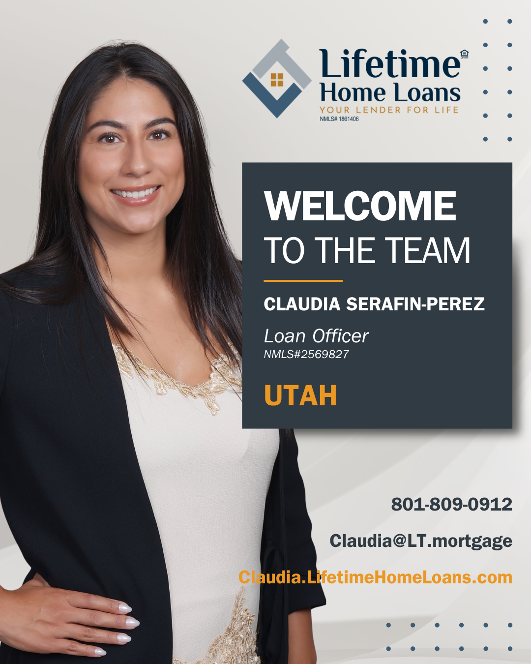 Welcome Claudia Serafin-Perez