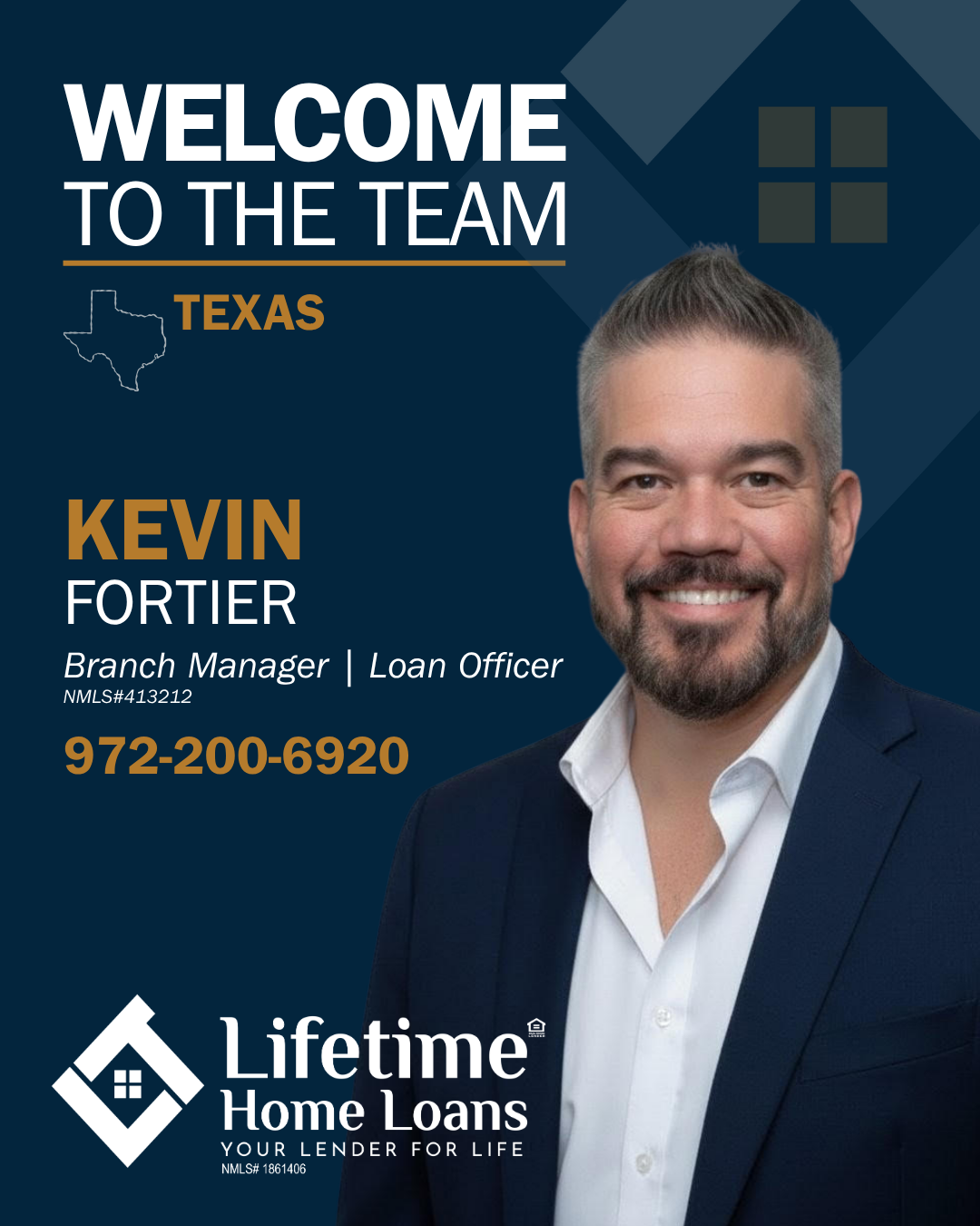 Welcome Kevin Fortier