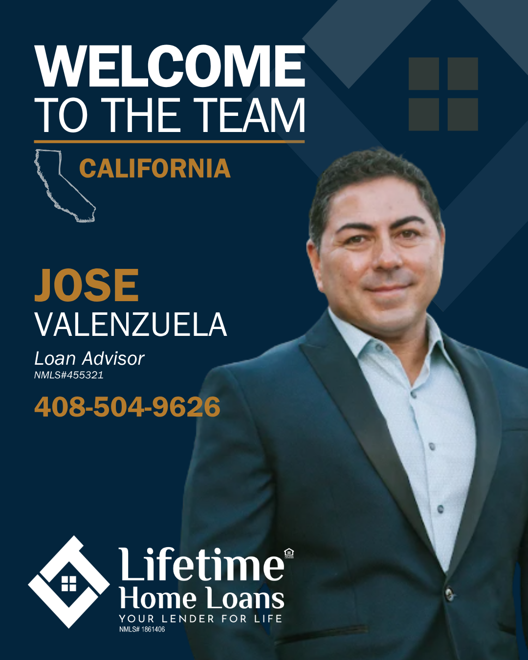 Welcome Jose Valenzuela