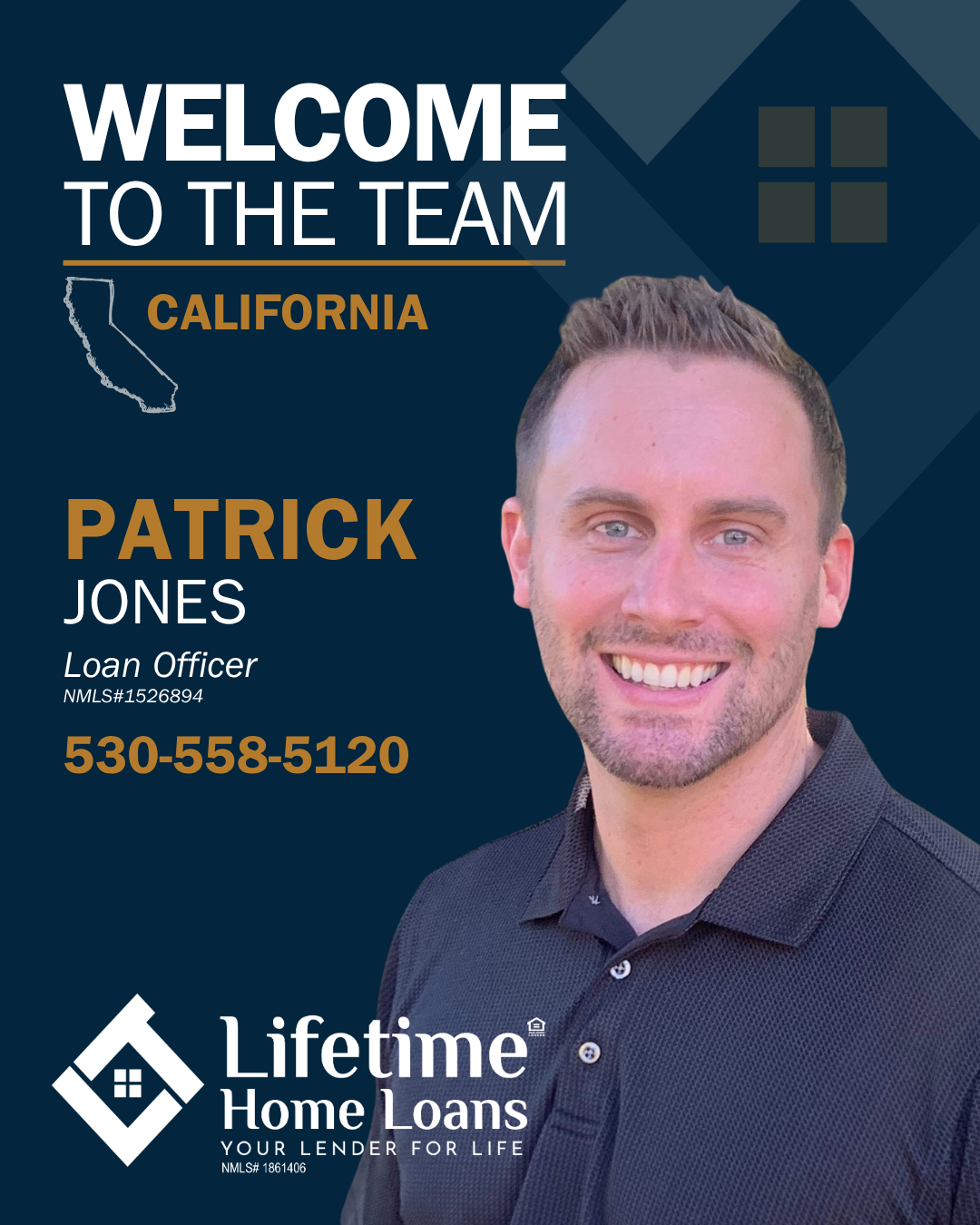 Welcome Patrick Jones